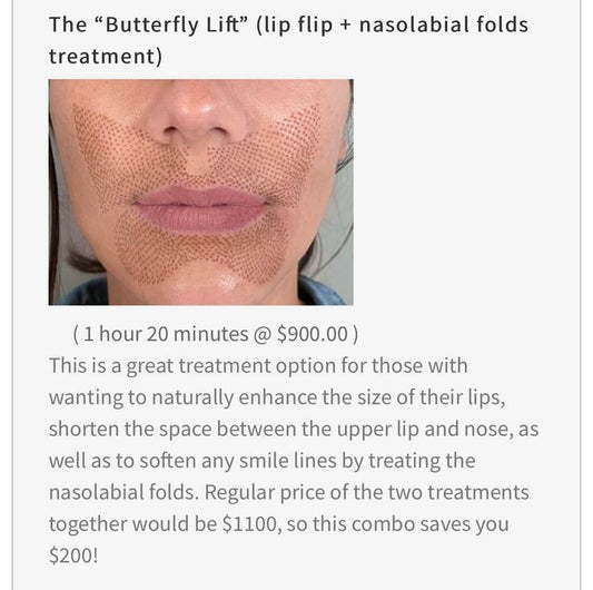 Fibroblast Butterfly Lip Flip